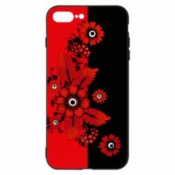 Чохол для iPhone 7 Plus Червоні квіти - PrintSalon