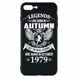 Чехол для iPhone 7 Plus Легенды рождаются. Ваш месяц год рождения (англ.) - PrintSalon