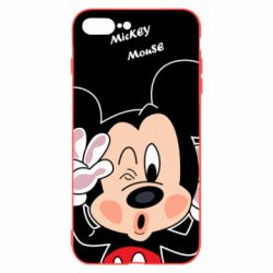 Чехол для iPhone 7 Plus Mickey Kiss - PrintSalon