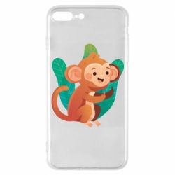 Чехол для iPhone 7 Plus Monkey. Fuck You - PrintSalon