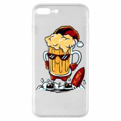Чехол для iPhone 7 Plus New Year's beer - PrintSalon