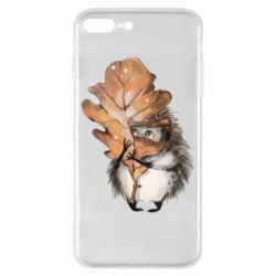 Чехол для iPhone 7 Plus Осенний ежик - PrintSalon