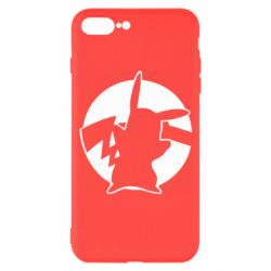 Чехол для iPhone 7 Plus Pikachu silhouette - PrintSalon