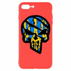 Чохол для iPhone 7 Plus Punisher Coat of arms of Ukraine - PrintSalon