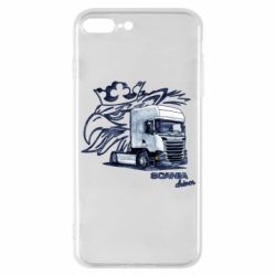 Чехол для iPhone 7 Plus Scania watercolor art - PrintSalon