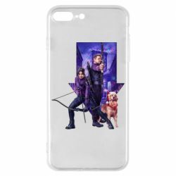 Чехол для iPhone 7 Plus Соколиный глаз и Кейт Бишоп - PrintSalon