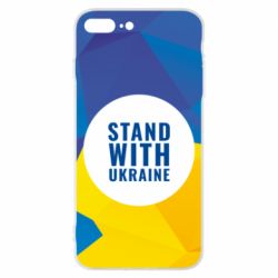 Чохол для iPhone 7 Plus Stand with UKRAINE geometric - PrintSalon