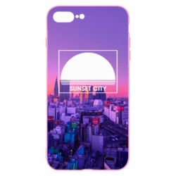 Чохол для iPhone 7 Plus Sunset city - PrintSalon
