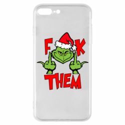 Чехол для iPhone 7 Plus The grinch f*ck them - PrintSalon