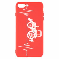 Чехол для iPhone 7 Plus Трактор импульс - PrintSalon