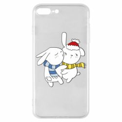 Чехол для iPhone 7 Plus Зайцы - PrintSalon
