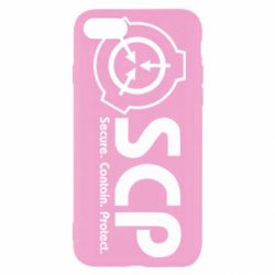 Чохол для iPhone 7 SCP logo text - PrintSalon
