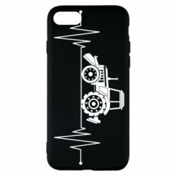 Чехол для iPhone 7 Трактор импульс - PrintSalon