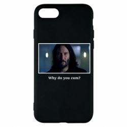 Чехол для iPhone 7 Why do you cum? - PrintSalon