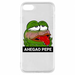 Чехол для iPhone 8 Аhegao PePe - PrintSalon