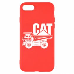 Чехол для iPhone 8 CAT logo and truck - PrintSalon