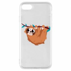 Чехол для iPhone 8 Cute sloth - PrintSalon