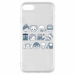 Чехол для iPhone 8 Doctor who icons - PrintSalon