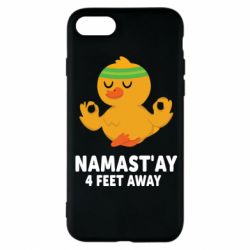 Чехол для iPhone 8 Duck Namast'ay Away - PrintSalon