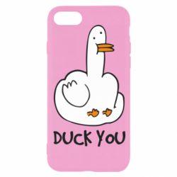 Чехол для iPhone 8 Duck you - PrintSalon