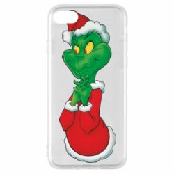 Чехол для iPhone 8 Гринч потирает руки - PrintSalon