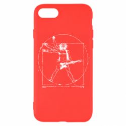 Чехол для iPhone 8 Guitarist Da Vinci - PrintSalon