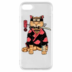 Чехол для iPhone 8 Japanese Akatsuki cat - PrintSalon
