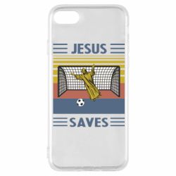 Чехол для iPhone 8 Jesus will save - PrintSalon