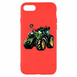 Чохол для iPhone 8 John Deere Tractor and logo - PrintSalon