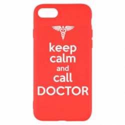Чехол для iPhone 8 Keep Calm And Call Doctor - PrintSalon