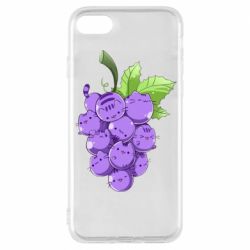 Чехол для iPhone 8 Кот-виноград - PrintSalon