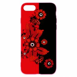 Чохол для iPhone 8 Червоні квіти - PrintSalon
