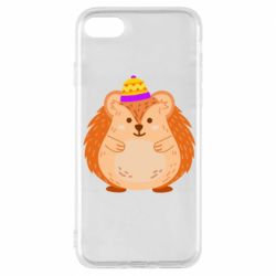 Чехол для iPhone 8 Little hedgehog in a hat - PrintSalon