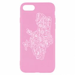 Чехол для iPhone 8 Map Ukraine
