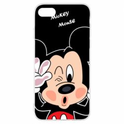 Чехол для iPhone 8 Mickey Kiss - PrintSalon