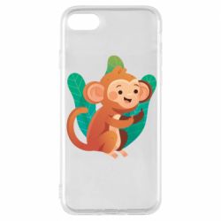 Чехол для iPhone 8 Monkey. Fuck You - PrintSalon