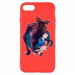 Чехол для iPhone 8 ОСД Одиннадцать и Демогоргон - PrintSalon