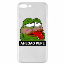 Чехол для iPhone 8 Plus Аhegao PePe - PrintSalon