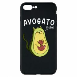 Чехол для iPhone 8 Plus Avogato Cat - PrintSalon