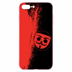 Чехол для iPhone 8 Plus Бабл Квас красный арт