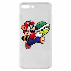 Чехол для iPhone 8 Plus Cute Mario with turtle - PrintSalon