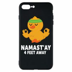 Чехол для iPhone 8 Plus Duck Namast'ay Away - PrintSalon