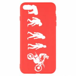 Чехол для iPhone 8 Plus Эволюция мотоциклиста - PrintSalon