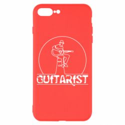 Чехол для iPhone 8 Plus Guitar player. - PrintSalon