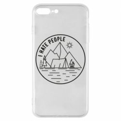 Чехол для iPhone 8 Plus I hate people - camper - PrintSalon