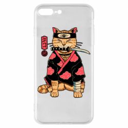 Чехол для iPhone 8 Plus Japanese Akatsuki cat - PrintSalon