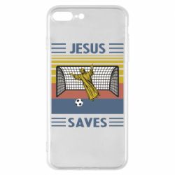 Чехол для iPhone 8 Plus Jesus will save - PrintSalon