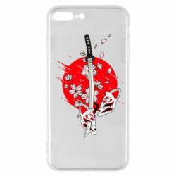 Чохол для iPhone 8 Plus katana in sakura - PrintSalon