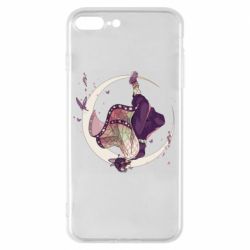 Чехол для iPhone 8 Plus Kochou Shinobu аnime Demon Slayer - PrintSalon