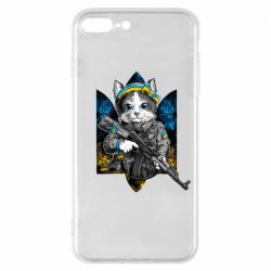 Чехол для iPhone 8 Plus Кот военный - PrintSalon